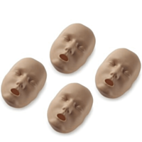 Prestan Professional maschera facciale di ricambio per manichino pediatrico con pelle chiara (confezione da 4) 